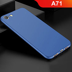 Custodia Silicone Ultra Sottile Morbida Cover S01 per Oppo A71 Blu