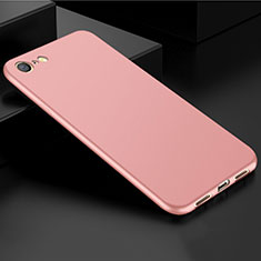 Custodia Silicone Ultra Sottile Morbida Cover S01 per Oppo A71 Oro Rosa