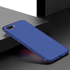 Custodia Silicone Ultra Sottile Morbida Cover S01 per Oppo AX5 Blu