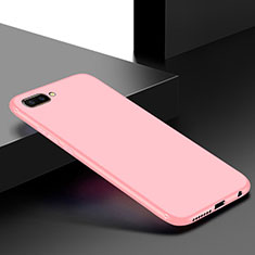 Custodia Silicone Ultra Sottile Morbida Cover S01 per Oppo AX5 Rosa