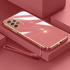 Custodia Silicone Ultra Sottile Morbida Cover S01 per Samsung Galaxy A13 4G Rosa Caldo