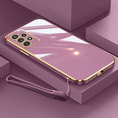 Custodia Silicone Ultra Sottile Morbida Cover S01 per Samsung Galaxy A13 4G Viola