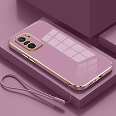 Custodia Silicone Ultra Sottile Morbida Cover S01 per Xiaomi Mi 11i 5G Viola