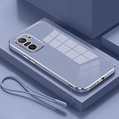 Custodia Silicone Ultra Sottile Morbida Cover S01 per Xiaomi Mi 11X Pro 5G Grigio Lavanda