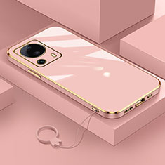Custodia Silicone Ultra Sottile Morbida Cover S01 per Xiaomi Mi 12 Lite NE 5G Rosa