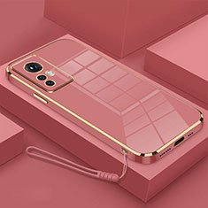 Custodia Silicone Ultra Sottile Morbida Cover S01 per Xiaomi Mi 12T 5G Rosso