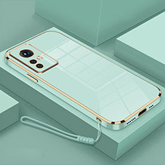 Custodia Silicone Ultra Sottile Morbida Cover S01 per Xiaomi Mi 12T 5G Verde