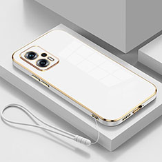 Custodia Silicone Ultra Sottile Morbida Cover S01 per Xiaomi Poco X4 GT 5G Bianco