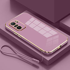 Custodia Silicone Ultra Sottile Morbida Cover S01 per Xiaomi Redmi K40 Pro+ Plus 5G Viola