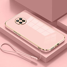 Custodia Silicone Ultra Sottile Morbida Cover S01 per Xiaomi Redmi Note 9T 5G Rosa