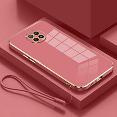 Custodia Silicone Ultra Sottile Morbida Cover S01 per Xiaomi Redmi Note 9T 5G Rosso