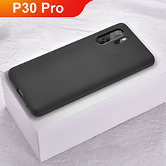Custodia Silicone Ultra Sottile Morbida Cover S02 per Huawei P30 Pro New Edition Nero