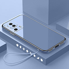 Custodia Silicone Ultra Sottile Morbida Cover S02 per Xiaomi Mi 12 Lite NE 5G Grigio Lavanda