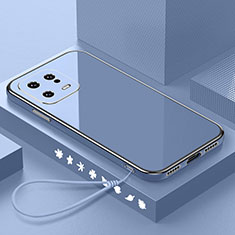 Custodia Silicone Ultra Sottile Morbida Cover S02 per Xiaomi Mi 13 Pro 5G Grigio Lavanda