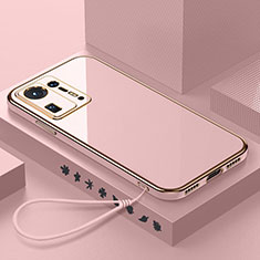 Custodia Silicone Ultra Sottile Morbida Cover S02 per Xiaomi Mi Mix 4 5G Rosa