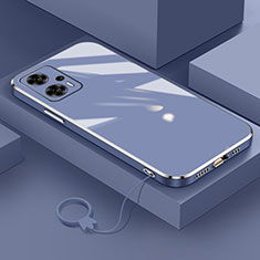 Custodia Silicone Ultra Sottile Morbida Cover S02 per Xiaomi Poco X4 GT 5G Grigio Lavanda