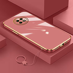 Custodia Silicone Ultra Sottile Morbida Cover S02 per Xiaomi Redmi Note 9T 5G Rosso