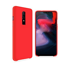 Custodia Silicone Ultra Sottile Morbida Cover S03 per OnePlus 6 Rosso