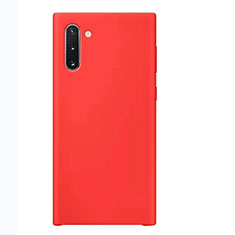 Custodia Silicone Ultra Sottile Morbida Cover S03 per Samsung Galaxy Note 10 5G Rosso