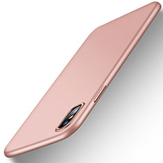 Custodia Silicone Ultra Sottile Morbida Cover S18 per Apple iPhone Xs Oro Rosa