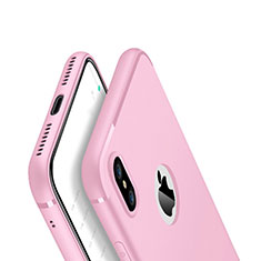 Custodia Silicone Ultra Sottile Morbida Cover V01 per Apple iPhone Xs Max Rosa