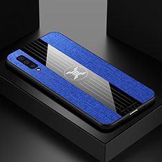 Custodia Silicone Ultra Sottile Morbida Cover X01L per Samsung Galaxy A50S Blu