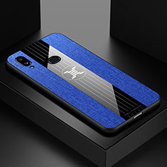 Custodia Silicone Ultra Sottile Morbida Cover X01L per Samsung Galaxy M01s Blu