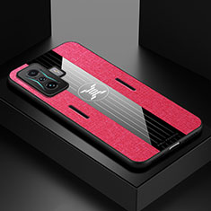 Custodia Silicone Ultra Sottile Morbida Cover X01L per Xiaomi Poco F4 GT 5G Rosso