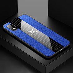 Custodia Silicone Ultra Sottile Morbida Cover X02L per Samsung Galaxy A01 Core Blu