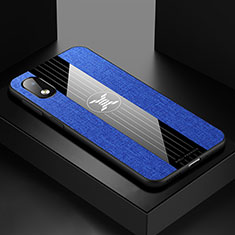 Custodia Silicone Ultra Sottile Morbida Cover X02L per Samsung Galaxy M01 Core Blu