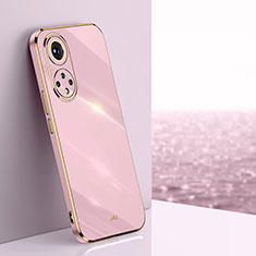 Custodia Silicone Ultra Sottile Morbida Cover XL1 per Huawei Honor 50 Pro 5G Lavanda