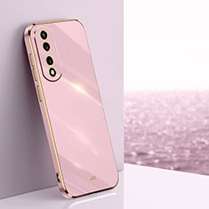 Custodia Silicone Ultra Sottile Morbida Cover XL1 per Huawei Honor 70 Pro 5G Lavanda