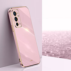 Custodia Silicone Ultra Sottile Morbida Cover XL1 per OnePlus 9RT 5G Lavanda