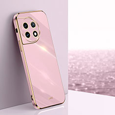 Custodia Silicone Ultra Sottile Morbida Cover XL1 per OnePlus Ace 2 5G Lavanda