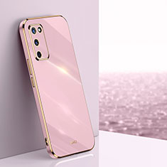 Custodia Silicone Ultra Sottile Morbida Cover XL1 per Oppo A55 5G Rosa