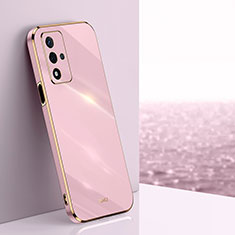 Custodia Silicone Ultra Sottile Morbida Cover XL1 per Oppo A93s 5G Rosa