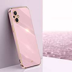 Custodia Silicone Ultra Sottile Morbida Cover XL1 per Oppo F21 Pro 5G Rosa