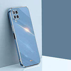 Custodia Silicone Ultra Sottile Morbida Cover XL1 per Samsung Galaxy A12 5G Blu