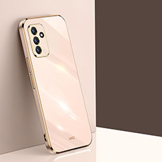 Custodia Silicone Ultra Sottile Morbida Cover XL1 per Samsung Galaxy A15 LTE Oro