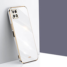 Custodia Silicone Ultra Sottile Morbida Cover XL1 per Samsung Galaxy A22 5G Bianco