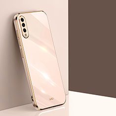 Custodia Silicone Ultra Sottile Morbida Cover XL1 per Samsung Galaxy A30S Oro