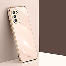 Custodia Silicone Ultra Sottile Morbida Cover XL1 per Samsung Galaxy S20 FE (2022) 5G Oro