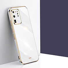 Custodia Silicone Ultra Sottile Morbida Cover XL1 per Samsung Galaxy S20 Ultra Bianco