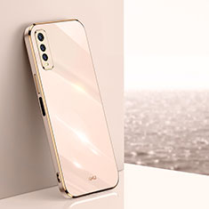 Custodia Silicone Ultra Sottile Morbida Cover XL1 per Vivo Y70S 5G Oro