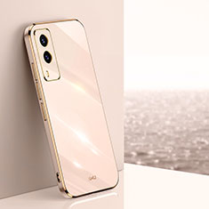 Custodia Silicone Ultra Sottile Morbida Cover XL1 per Vivo Y71t 5G Oro