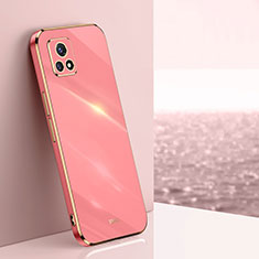 Custodia Silicone Ultra Sottile Morbida Cover XL1 per Vivo Y72 India Rosa Caldo