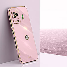 Custodia Silicone Ultra Sottile Morbida Cover XL1 per Xiaomi Black Shark 5 Pro 5G Rosa