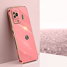 Custodia Silicone Ultra Sottile Morbida Cover XL1 per Xiaomi Black Shark 5 Pro 5G Rosa Caldo