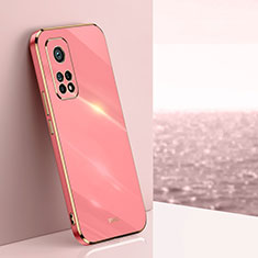 Custodia Silicone Ultra Sottile Morbida Cover XL1 per Xiaomi Mi 10T Pro 5G Rosa Caldo