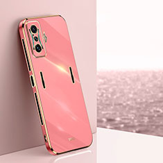 Custodia Silicone Ultra Sottile Morbida Cover XL1 per Xiaomi Poco F4 GT 5G Rosa Caldo